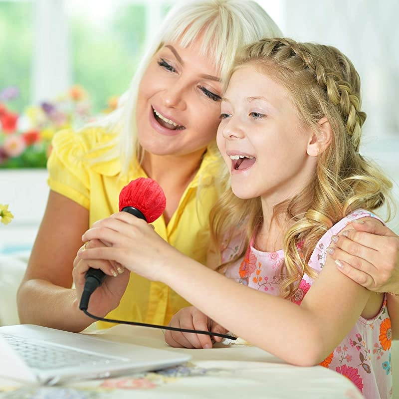 Pieces Disposable Microphone Cover Non-Woven Microphone Cover Windscreen Mic Cover Protective Cap for KTV Recording Room News Gathering, 3 Inch