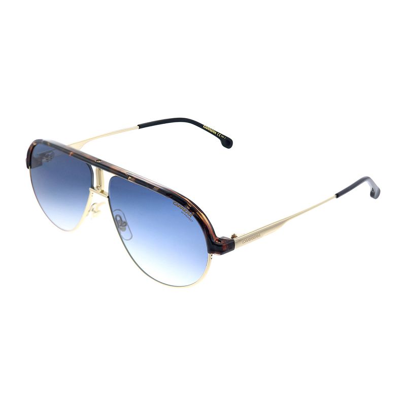 Carrera 1017/S 2IK 08 Unisex Pilot Sunglasses Gold/Black 62mm