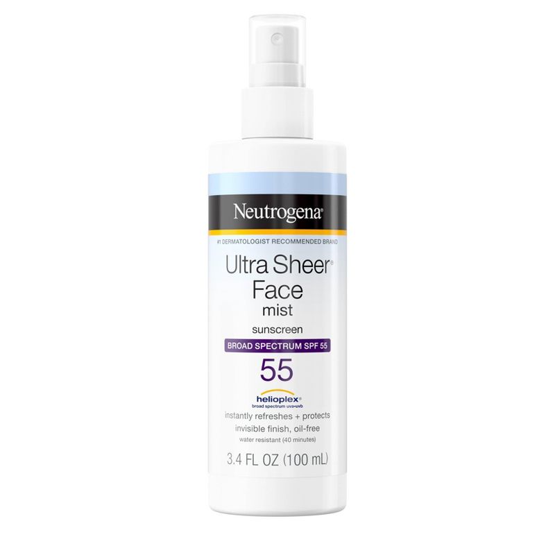 Neutrogena Ultra Sheer Face Mist - SPF 55 - 3.4 fl oz