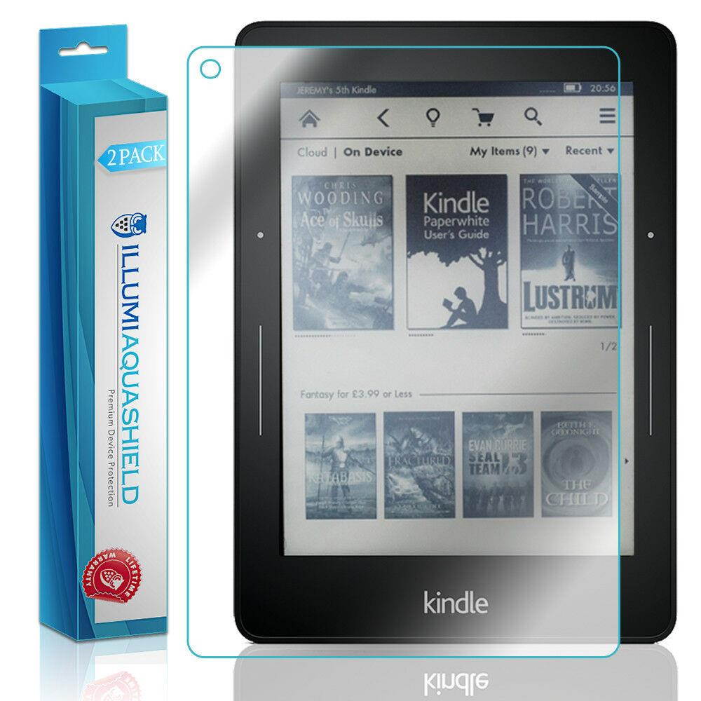 2x iLLumi AquaShield Crystal HD Screen Protector Shield for Amazon Kindle Voyage