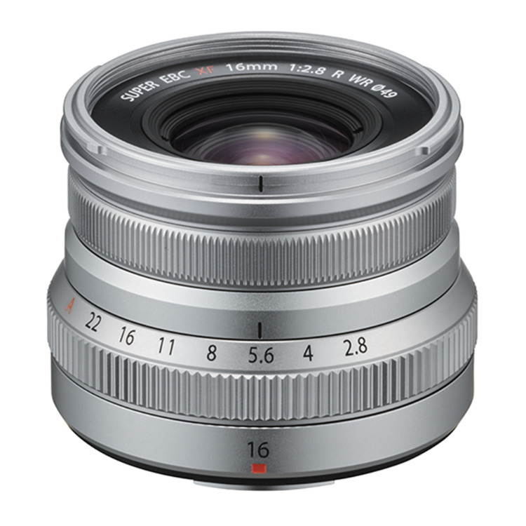Fujifilm 16mm f/2.8 XF R WR Lens - Silver