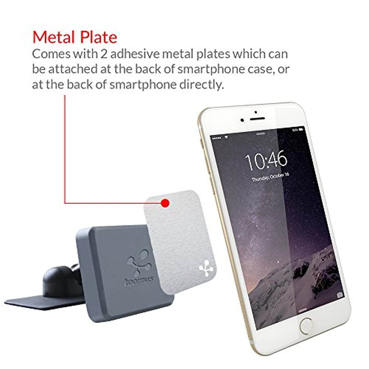 Koomus Pro Stick-M Universal Magnetic Smartphone Car Mount Holder