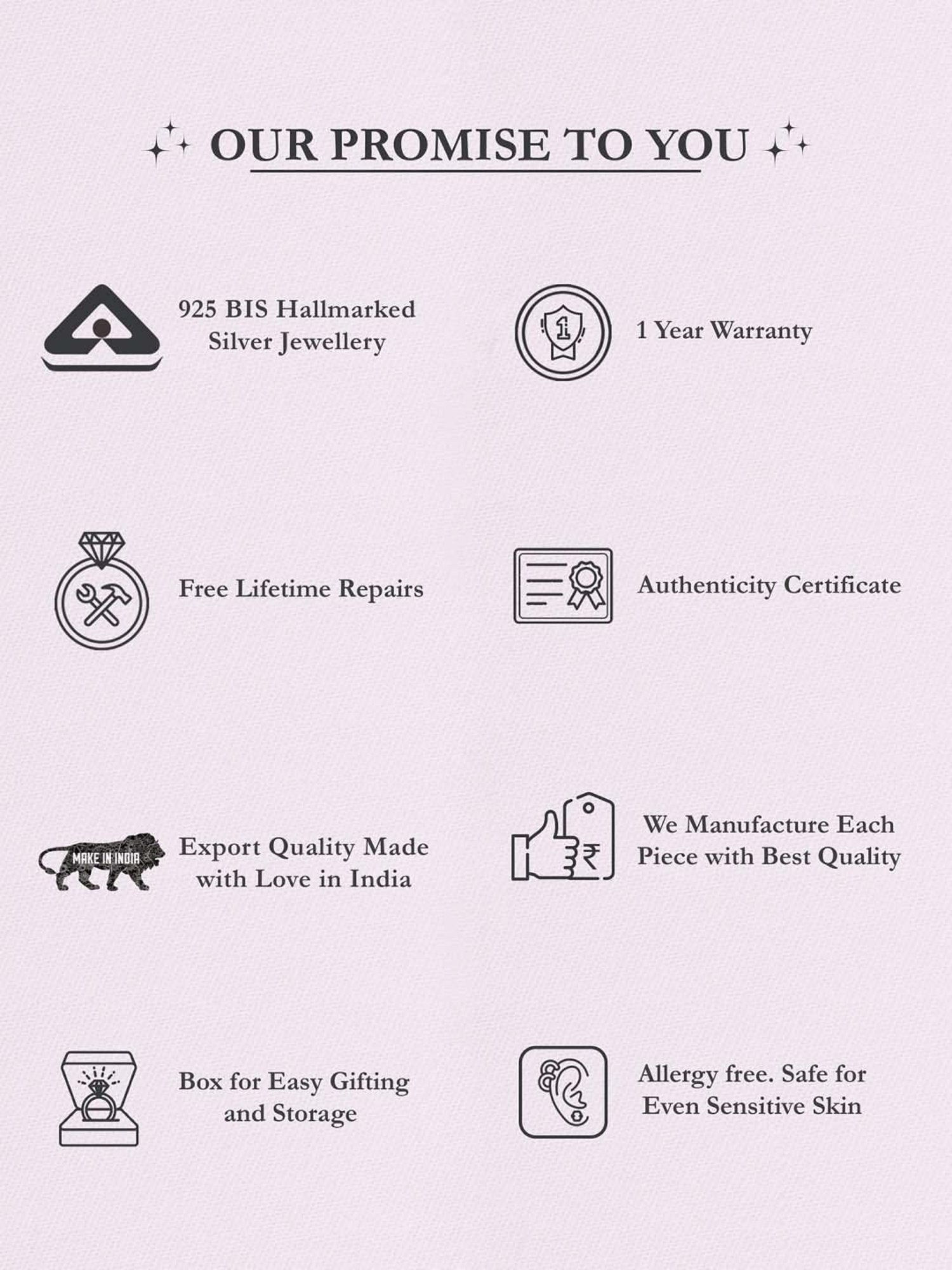 Ornate Jewels 92.5 Sterling Silver Blue Sapphire Stud Earrings for Women