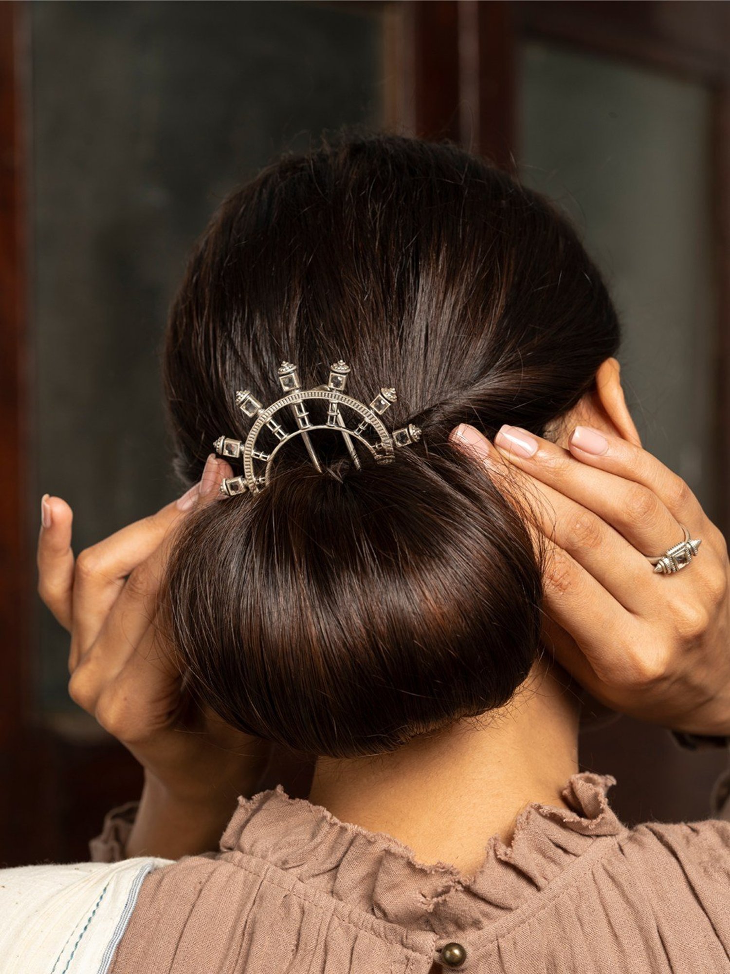 Shaya 92.5 Sterling Silver Portia Juda Pin for Women