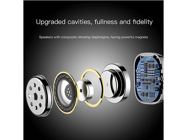 AutofeelSunriseoffice Mini Bluetooth Earphone Headset Wireless Headphone With Mic 3D Bass Stereo Intelligent Touch Control Handsfree Earphones Sport Earbuds For Phone iPhone Xiaomi