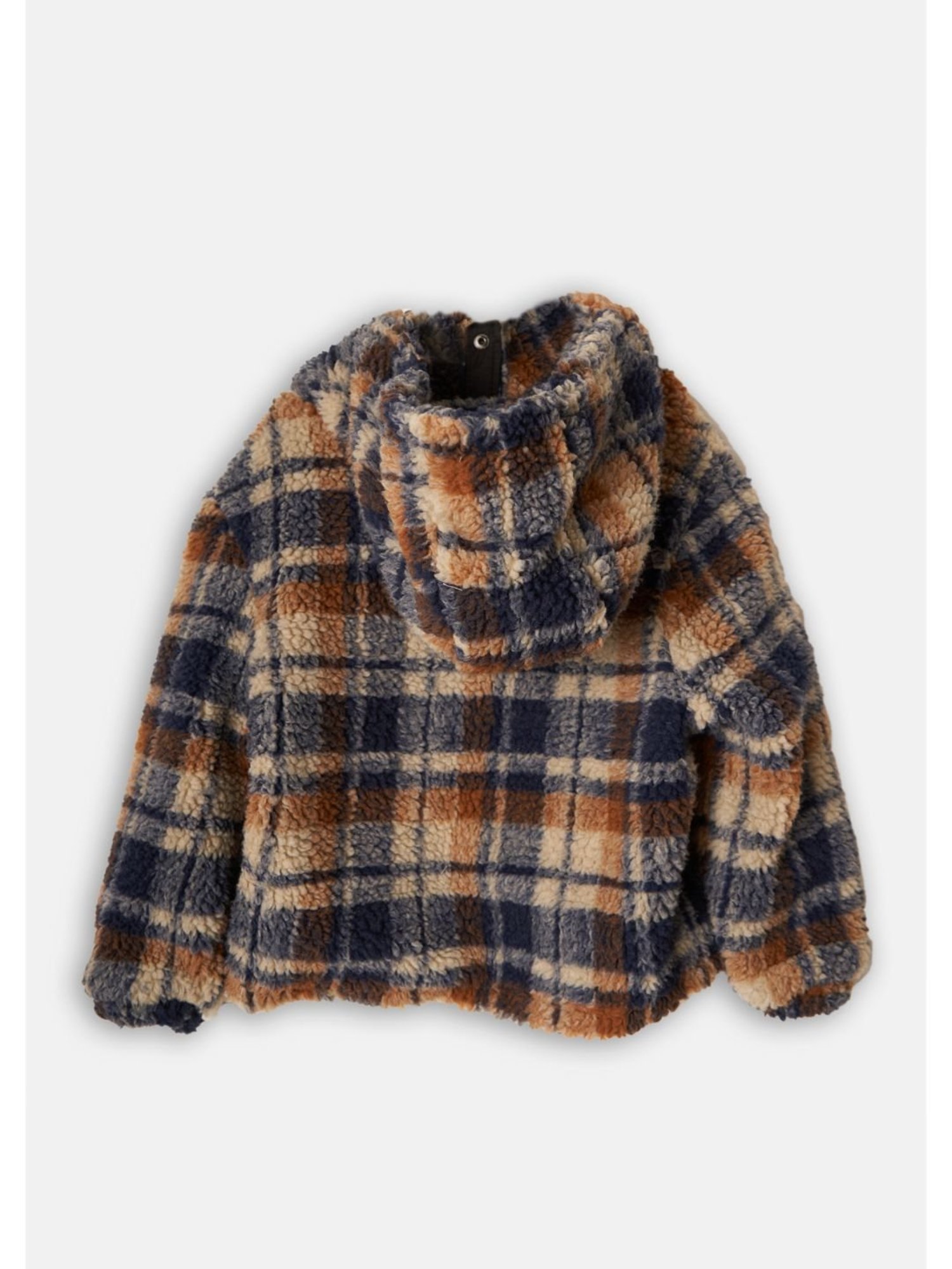 Angel & Rocket Kids Multicolor Checks Full Sleeves Hoodie