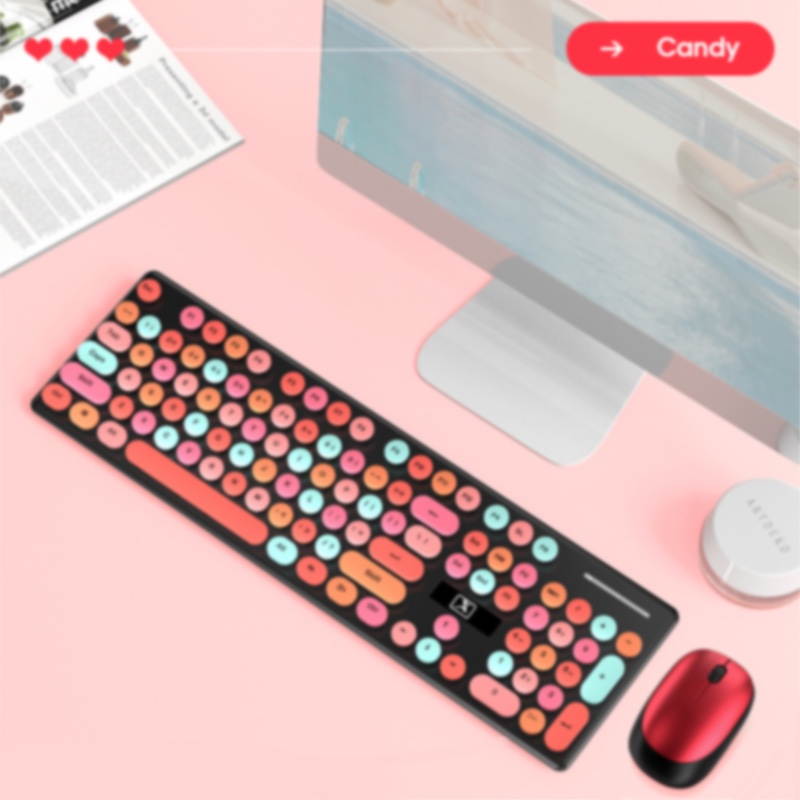 E-sport N620 Wireless Keyboard And Mouse Set Laptop Office Games Mute Mouse And Keyboard