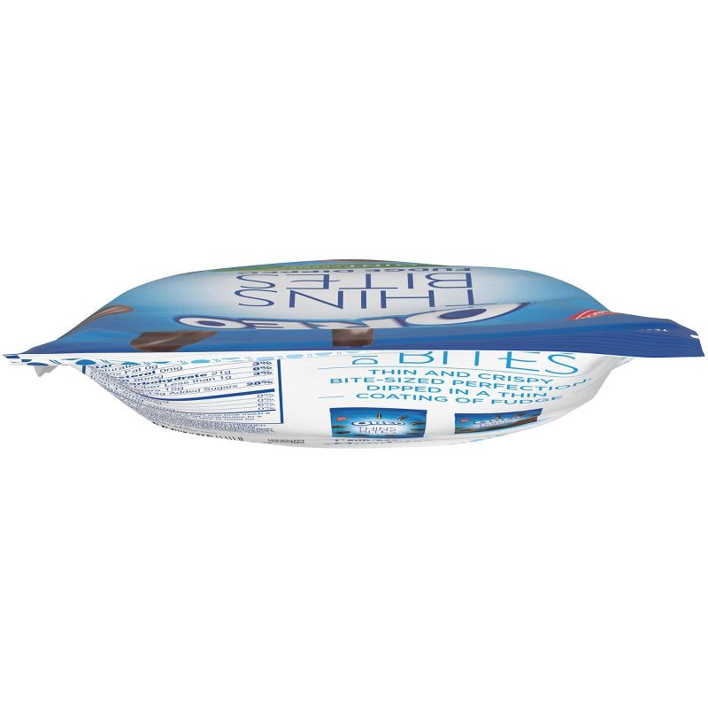 Oreo Thins Bites Fudge Dipped Mint Creme Sandwich Cookies - 6oz