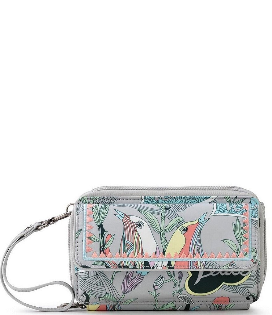 Etienne Aigner Adeline Signature Leather Wristlet Crossbody Bag