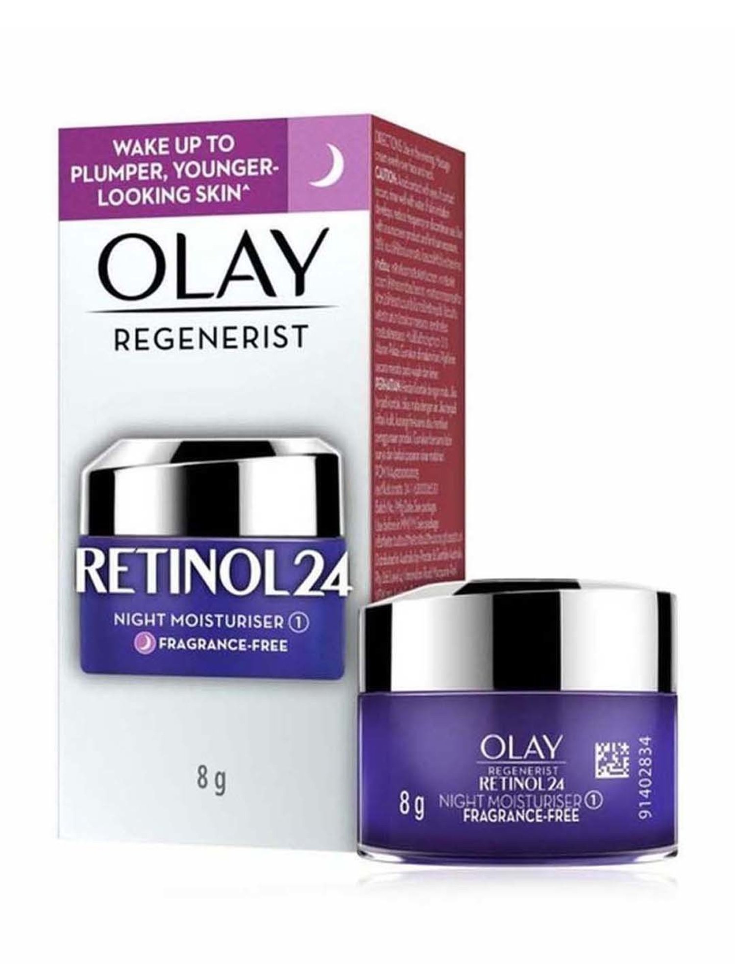 Olay Night Cream Mini Regenerist Retinol 24 Moisturiser - 8 gm