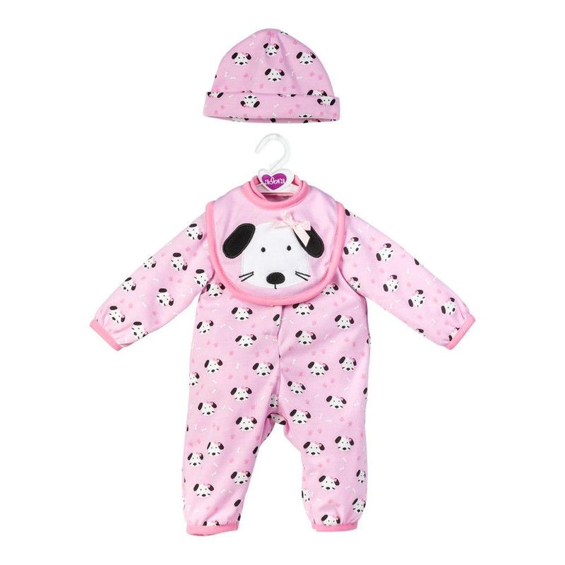 Adora Toddler Doll WOOF! Doll with Puppy Print Onesie, bib and Cap