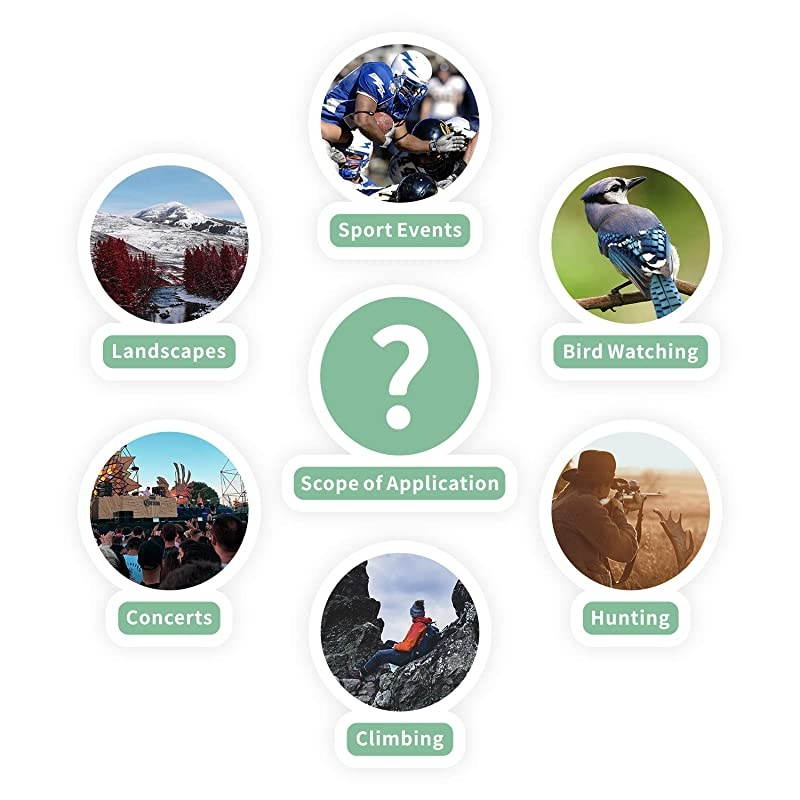 Telescope 10x42 High Definition with Smartphone Adapter Tripod Waterproof Fog Proof Pocket Scope for Adults and Kids FMC BAK4 Prism for Bird Watching Travelling Hunting