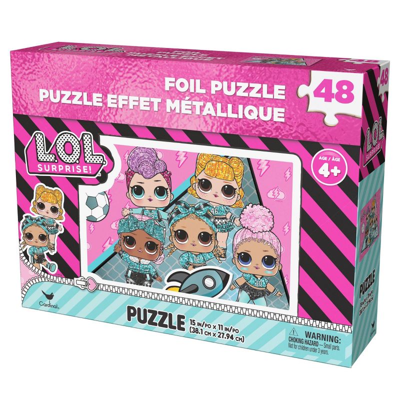 Cardinal L.O.L. Surprise! Foil Effect Kids' Jigsaw Puzzle - 48pc