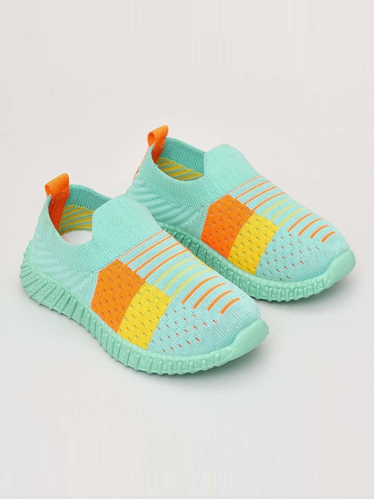 Priaansha Kids Sea Green Casual Slip-Ons