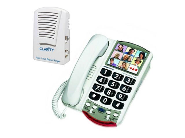 Clarity P300 and SR100 P300 Amplified Corded Photo Phone