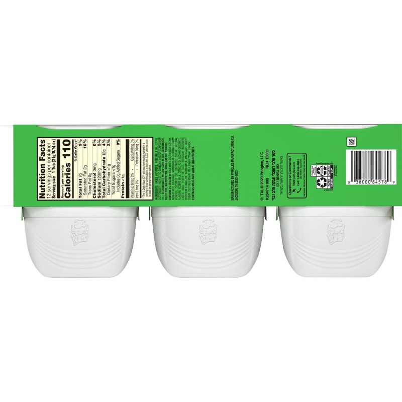 Pringles Snack Stacks Sour Cream & Onion Potato Crisps Chips - 8.8oz/12ct