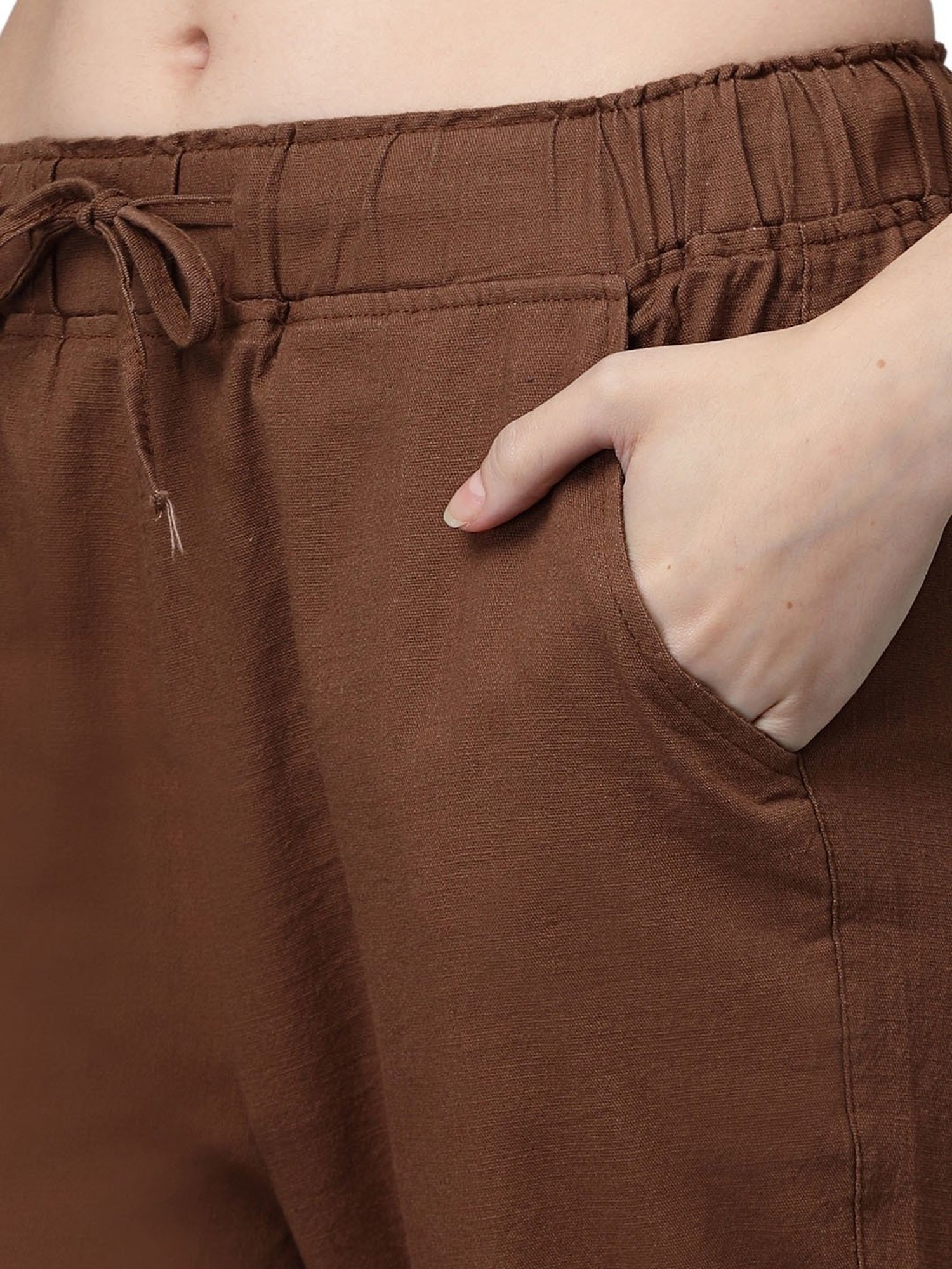 KENDALL + KYLIE Black Mid Rise Bootcut Pants