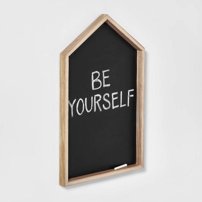 House Chalk Message Board Black - Pillowfort™