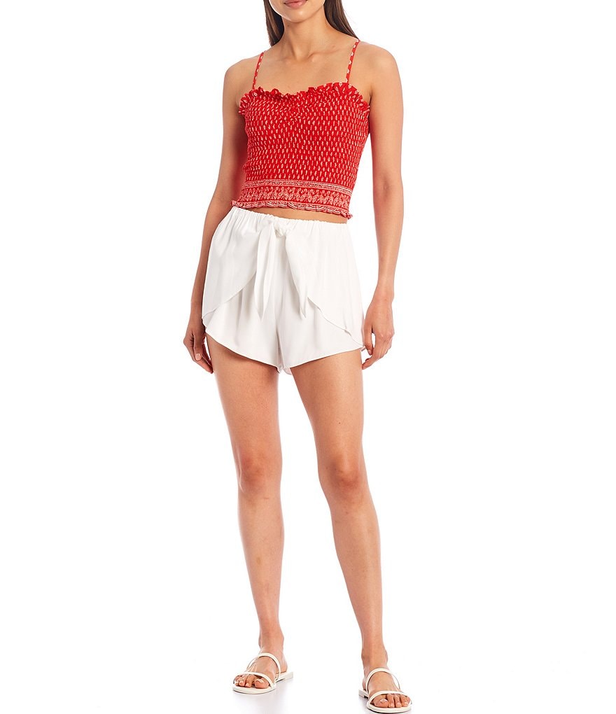 Gianni Bini Harper Tie Front Shorts