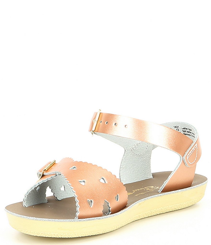 Saltwater Sandals by Hoy Girls' Sun-San Sweetheart Water Friendly Sandals (Infant)