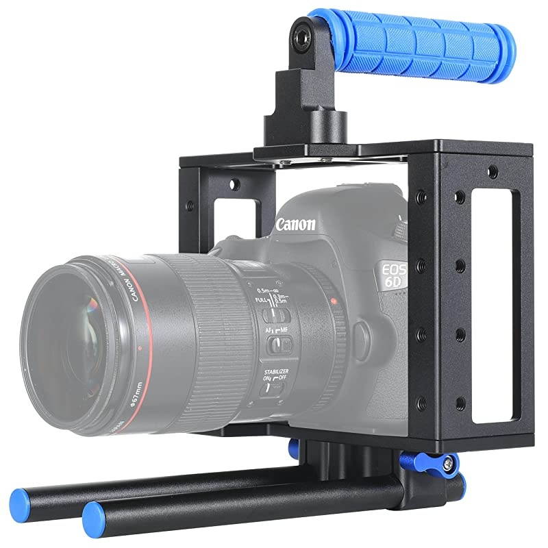 Aluminum DSLR Camera Rig Cage for DSLR Camera/Video 5D Mark II