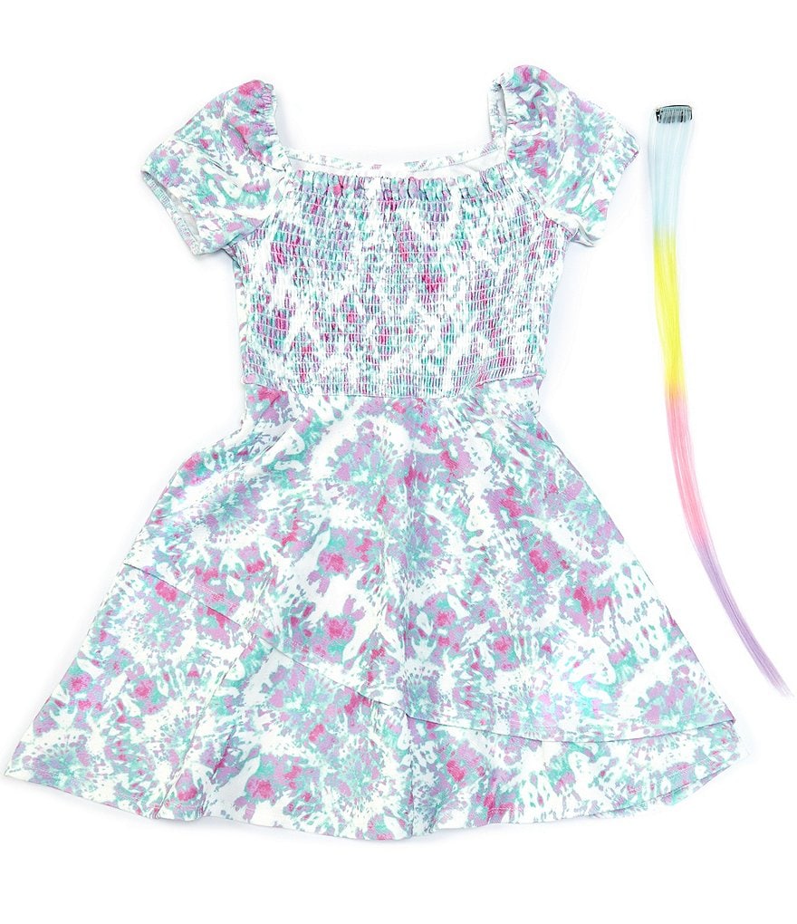 Mini Molly Big Girls 8-14 Ruffle-Sleeve Shift Dress