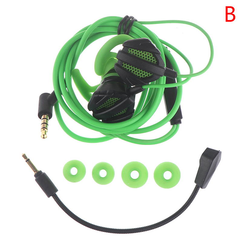 1.2m Wired Earphone Gaming Earbuds E-Sports Noise Cancelling In-Ear Earphones