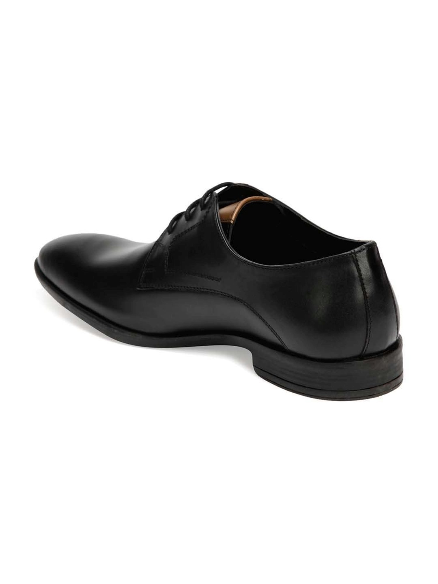 ID Men's Black Derby Shoes
