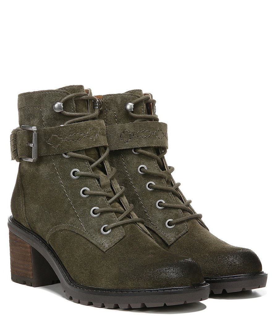 Zodiac Gemma Suede Lug Sole Booties