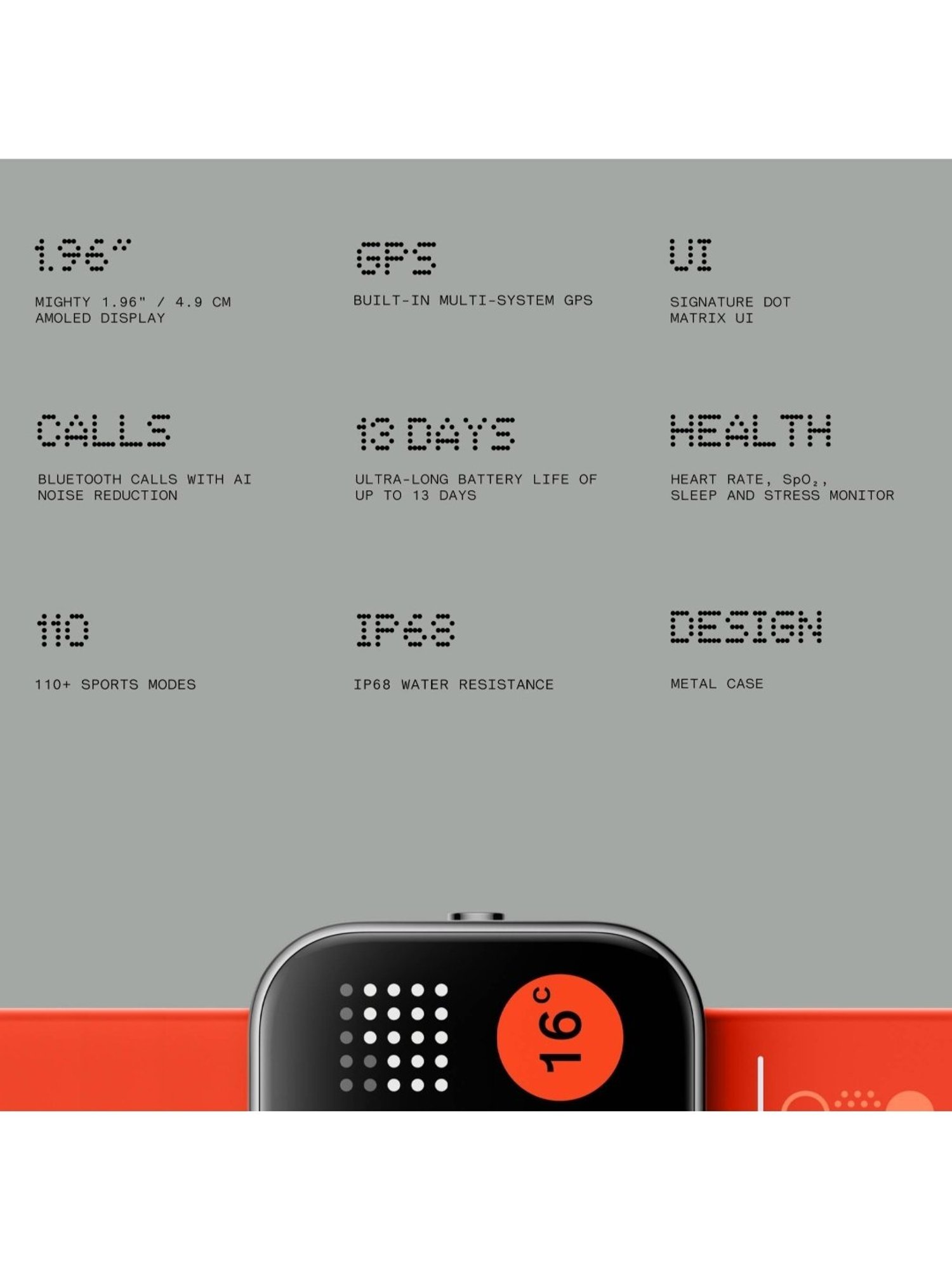 I Kall W1 Smartwatch (Black)