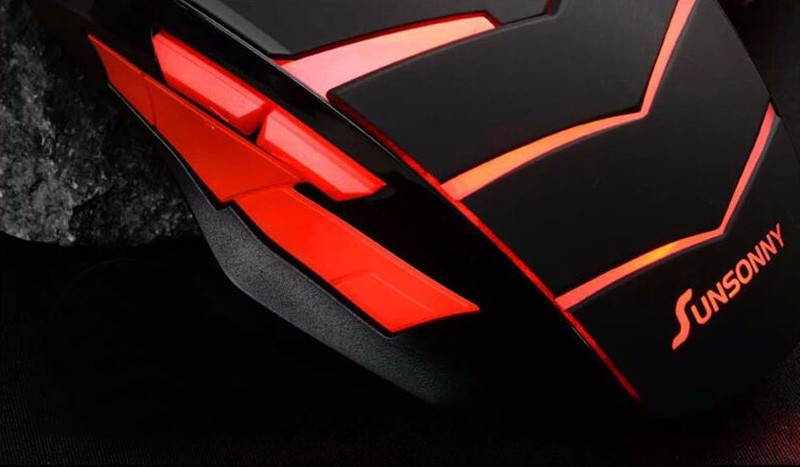 Funtech T-M50 USB Wired Gaming Mouse Professional Mice With Colorful LED For Dota LOL Photoelectric PC Desktop Notebook Mouse