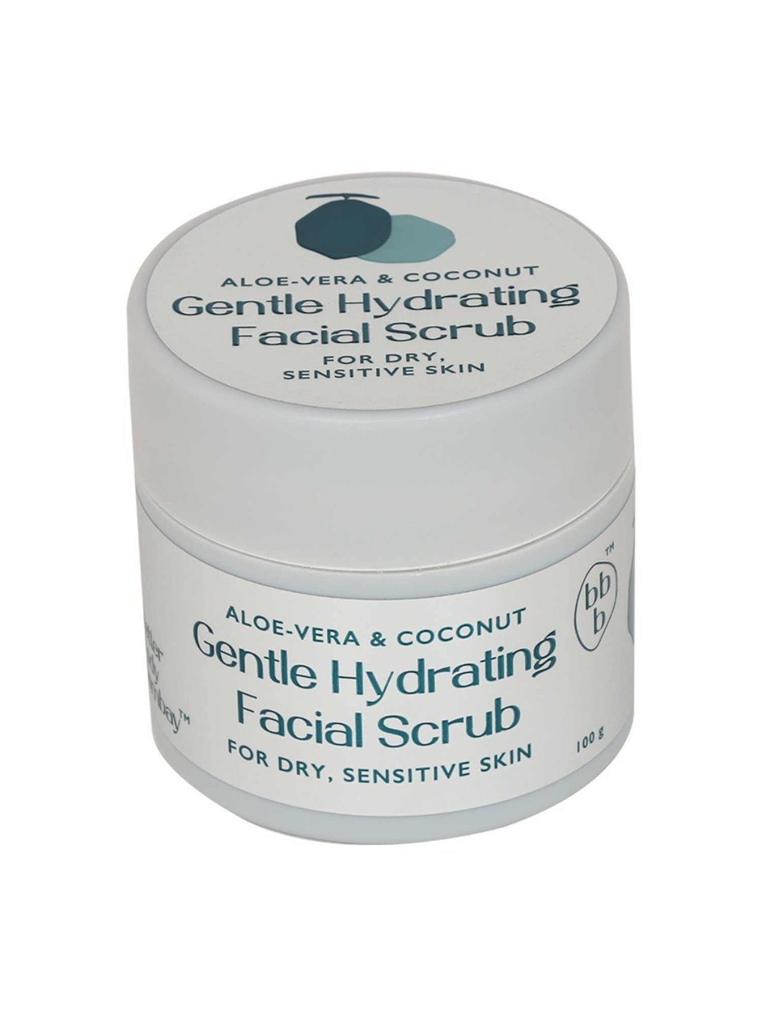 bbb Better Body Bombay Aloe & Coconut Gentle Hydrating Facial Scrub - 100 gm