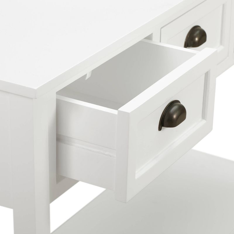 Lockwood Console Table White - Finch