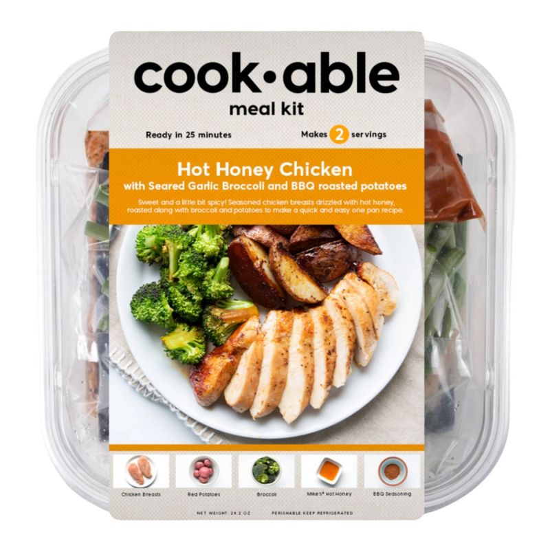 CookAble Hot Honey Chicken with Broccoli and Lime Rice - 24.2oz