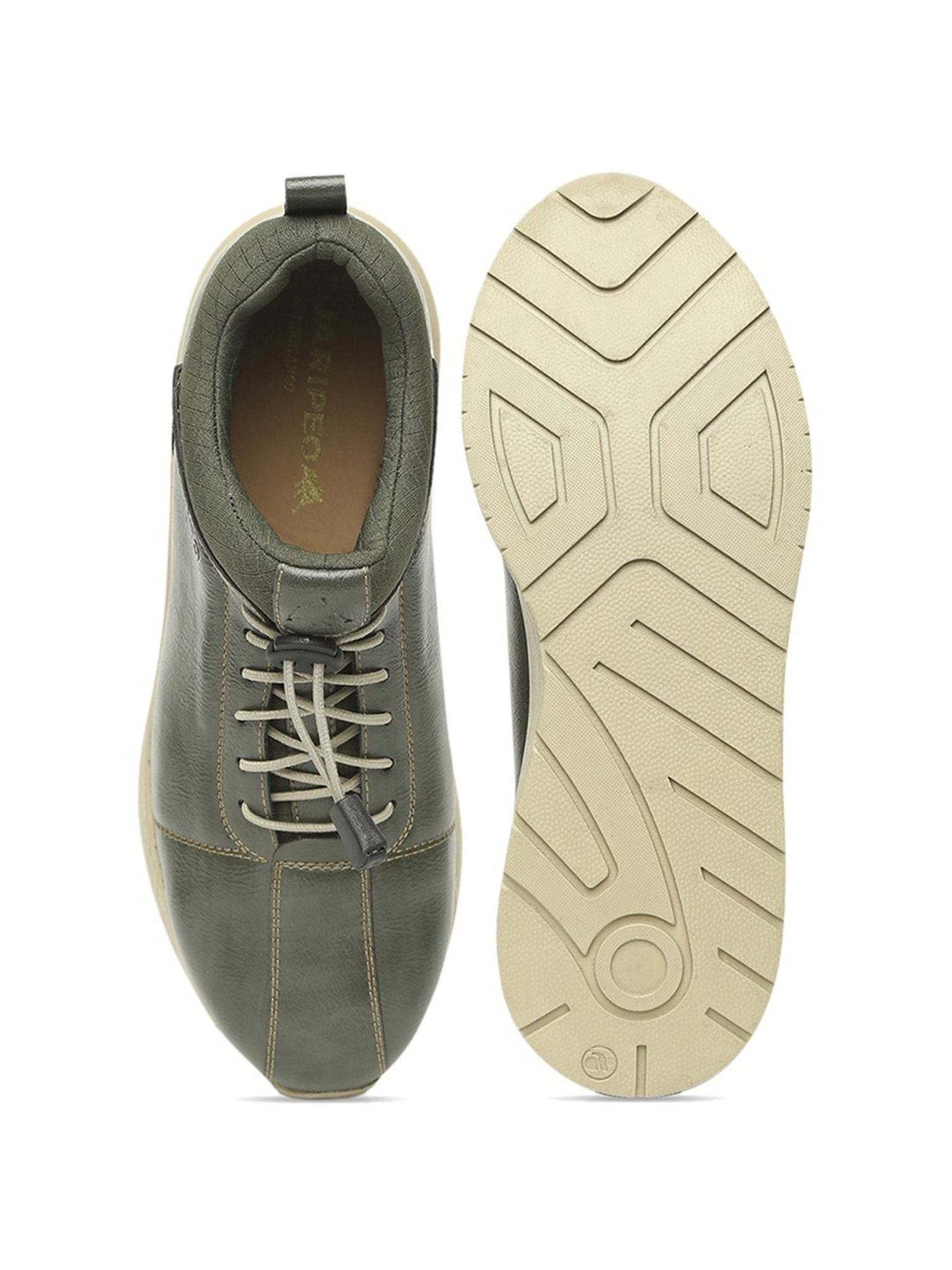 Jaripeo by Buckaroo Men's ZEKI Olive Derby Boots