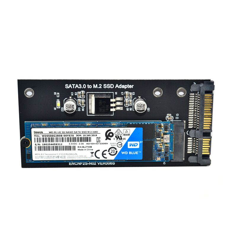 Weastlinks NGFF M.2 Adapter M2 SATA3 Raiser M.2 to SATA Adapter SSD M2 to SATA Expansion Card B Key Support 30/42/60/80mm