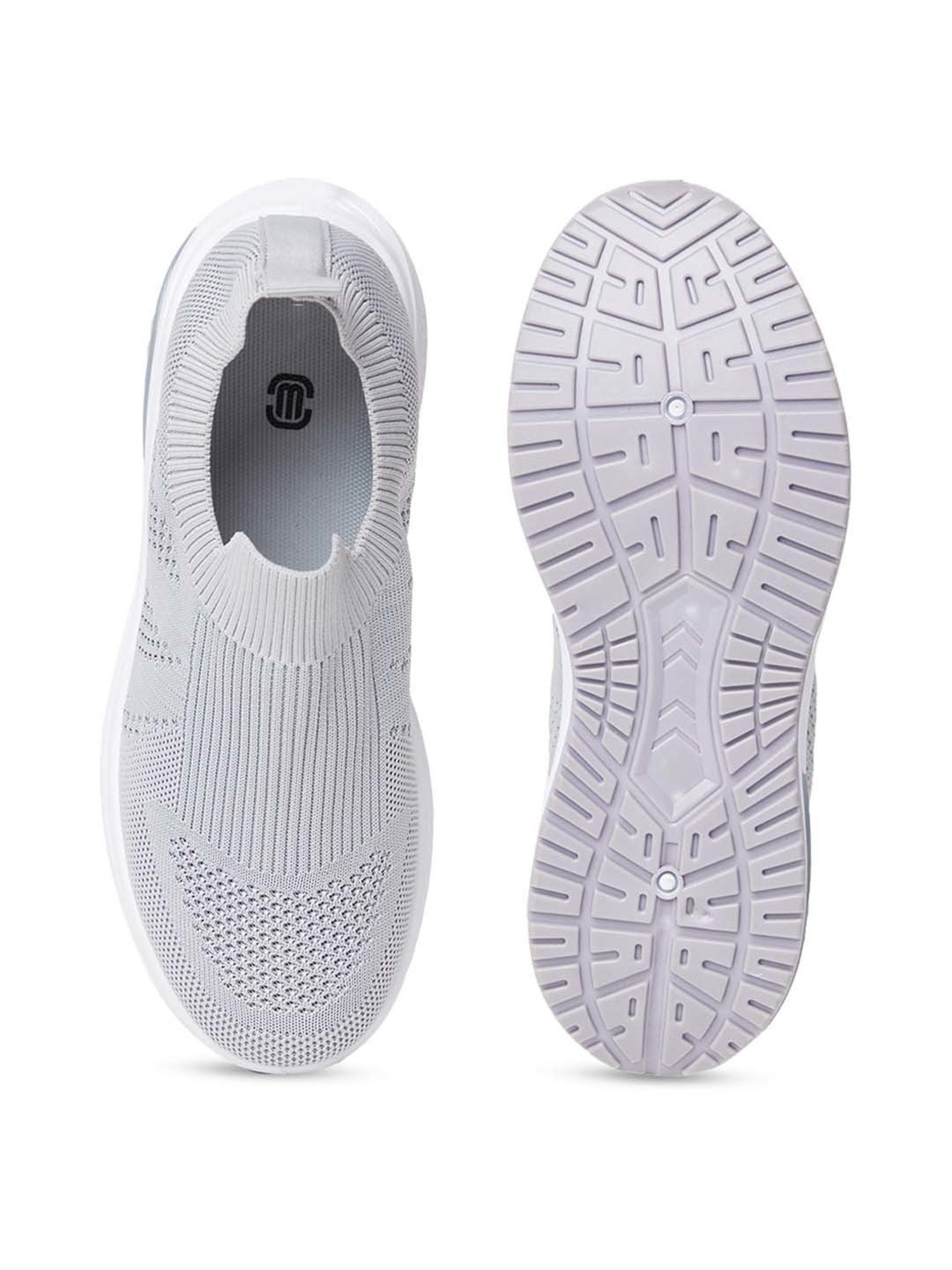 Mozafia Women's Grey Walking Shoes