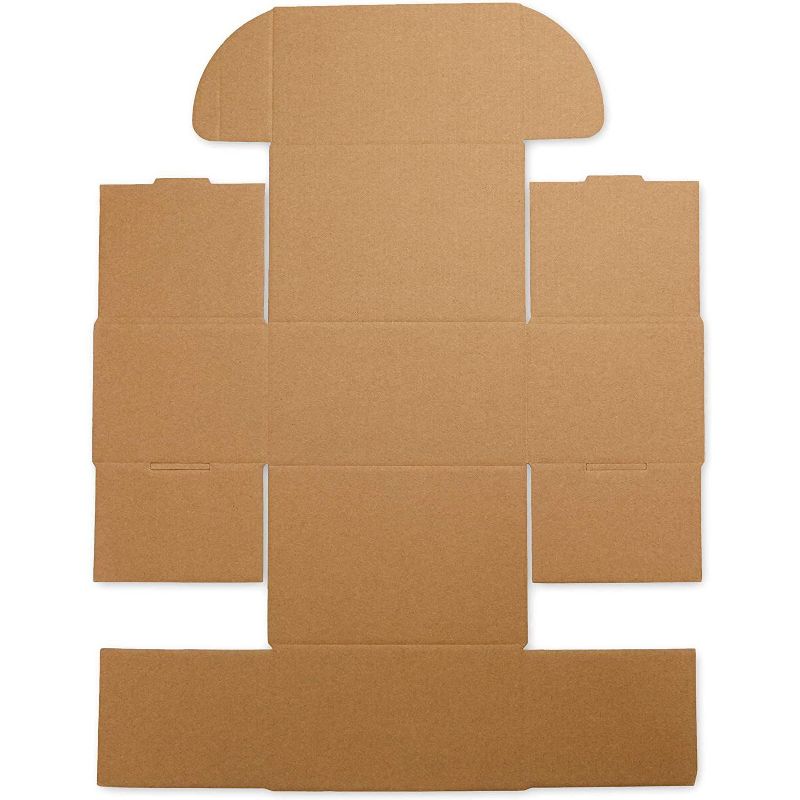 Stockroom Plus 50-Pack White Kraft Corrugated Mailer, Small Shipping Boxes Mailing Box (5 x 4 x 7 in)