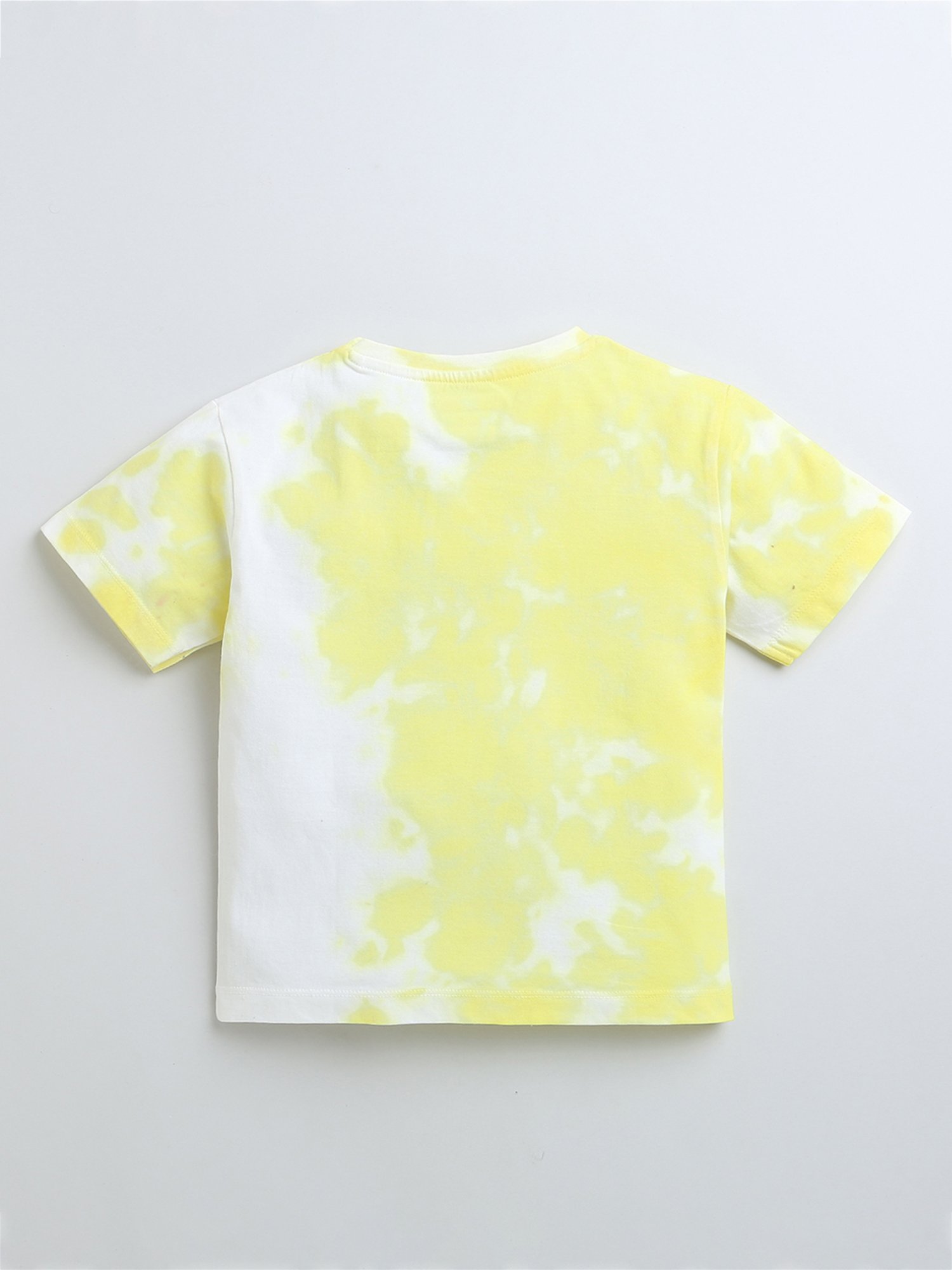 Bumzee Kids Yellow Printed T-Shirt