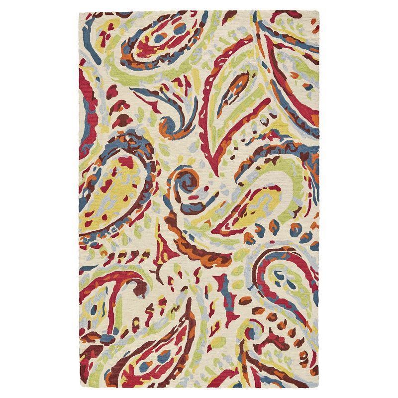 2'X3' Paisley Tufted Accent Rugs Eclipse - Weave & Wander
