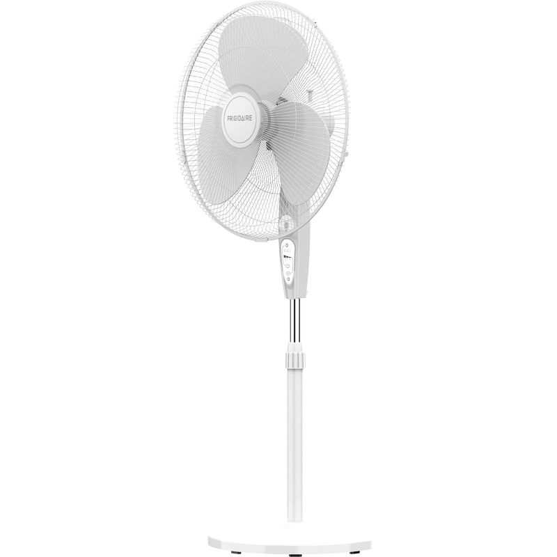 Frigidaire 18" Deluxe Pedestal Fan with Remote Control White