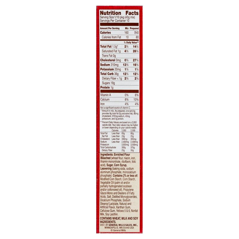 Betty Crocker SuperMoist Cake Mix-Butter Recipe Yellow - 15.25oz