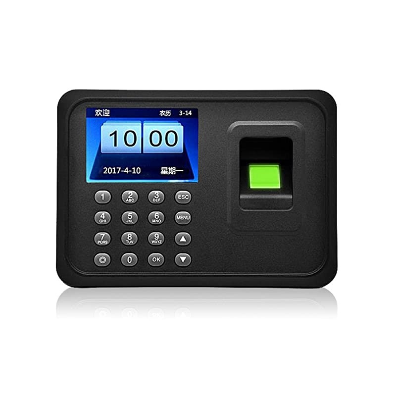 Fingerprint Attendance Machine LCD Display USB Biometric DC 5V/1A Time Clock Recorder Employee Checking-in Reader A6