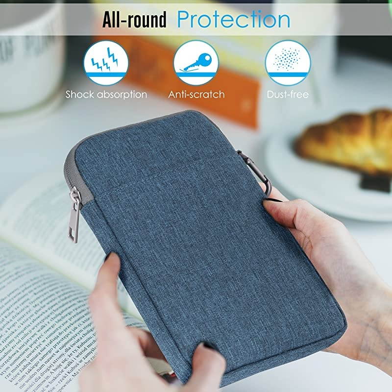 Sleeve for Kindle PaperwhiteKindle Voyage 6Inch Nylon Cover Pouch Bag for  Kindle PaperwhiteVoyageAllNew Kindle8th Generation 2016 Kindle Oasis EReader Denim Blue