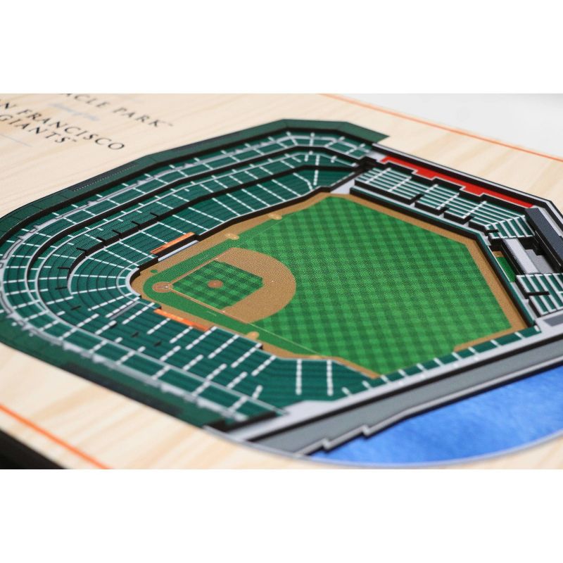MLB San Francisco Giants 5-Layer Stadiumviews 3D Wall Art