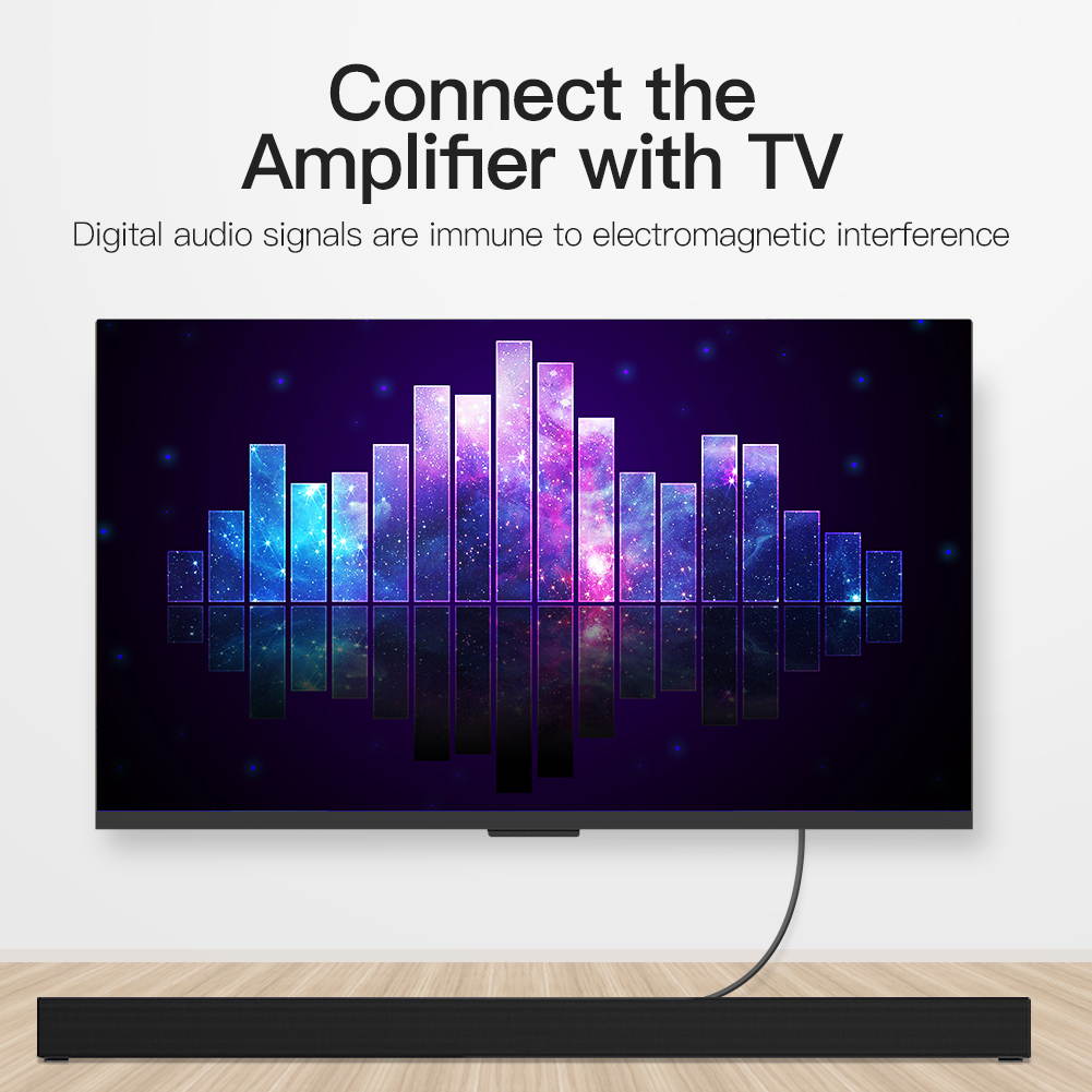 Vention Digital Optical Audio Cable Toslink SPDIF Cable For Amplifiers Blu-ray CD DVD Xbox 360 PS4 Soundbar Fiber Cable