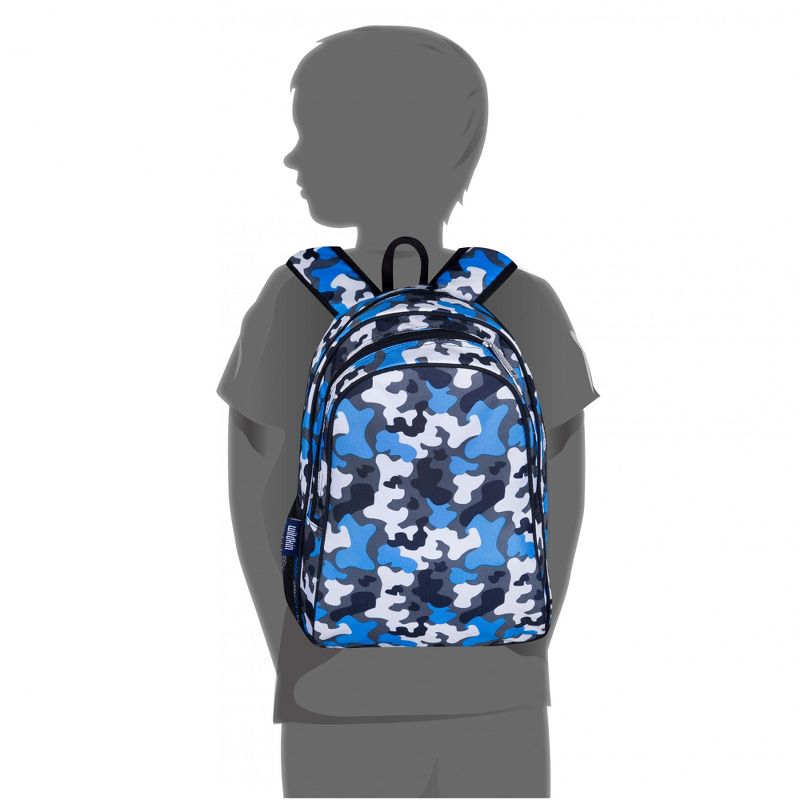 Wildkin Blue Camo 15 Inch Backpack