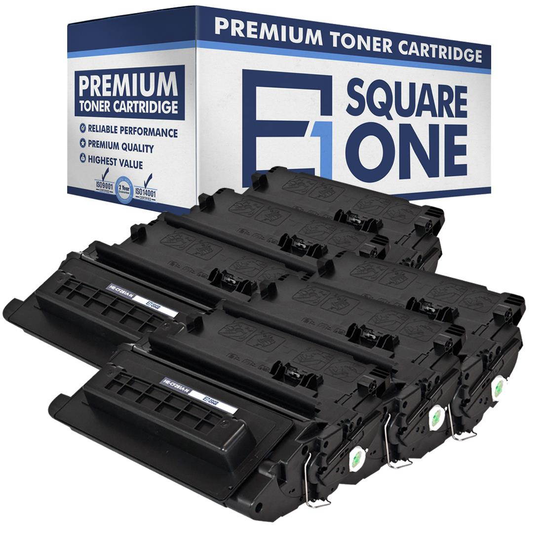 eSquareOne Compatible Toner Cartridge Replacement for HP 81A CF281A (Black, 6-Pack)