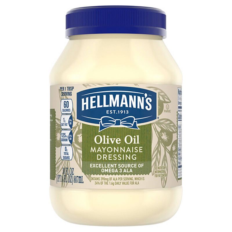 Hellmann's Mayonnaise Dressing with Olive Oil 30oz