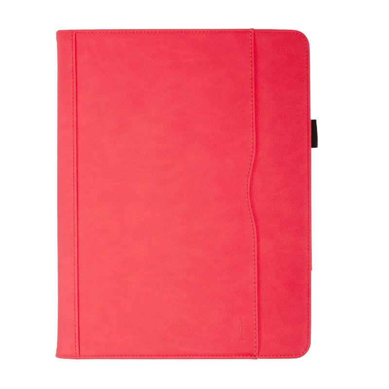 Insten - Soft TPU Tablet Case For iPad Pro 12.9" 2020, Multifold Stand, Magnetic Cover Auto Sleep/Wake, Pencil Charging, Red